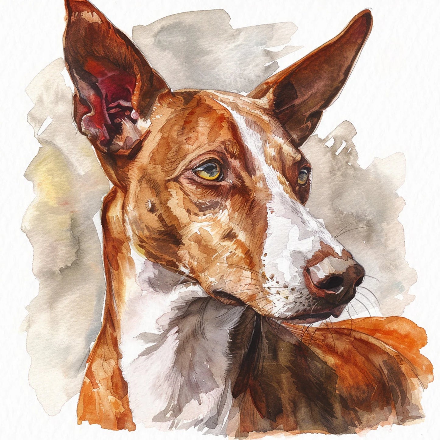 Custom Watercolor Pet Portrait