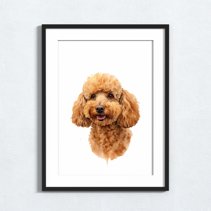 Custom Watercolor Pet Portrait